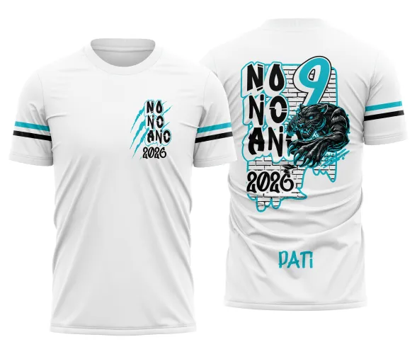 Arte para Camisa Escolar Nono Ano Pantera – Arquivo CDR Pronto