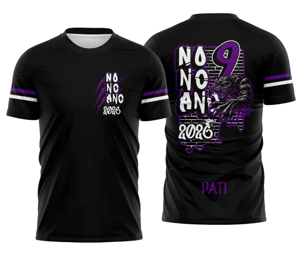 Arte para Camisa Escolar Nono Ano Pantera – Arquivo CDR Pronto