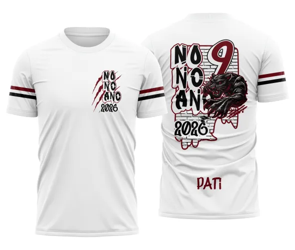 Arte para Camisa Escolar Nono Ano Pantera – Arquivo CDR Pronto