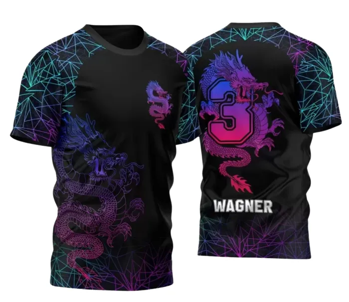 Arte para Camisa Escolar Terceirão Dragão