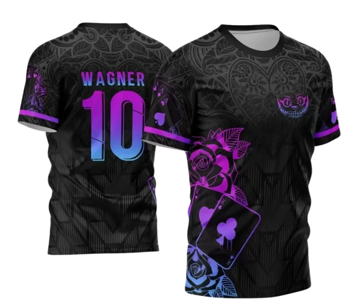 Arte para Camisa Interclasse Futebol Cartas de Naipes