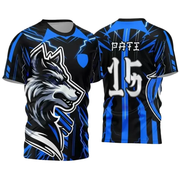 Arte para Camisa Interclasse Lobo
