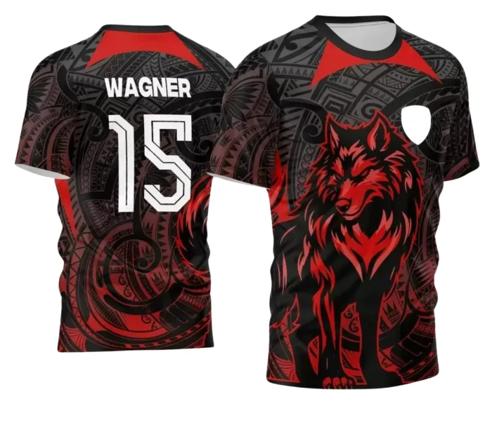 Arte para Camisa Interclasse Lobo