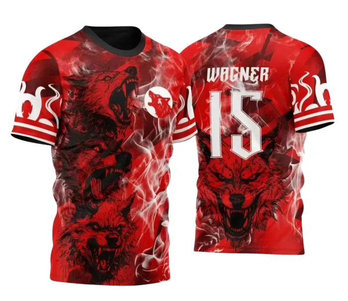 Arte para Camisa Interclasse Lobo