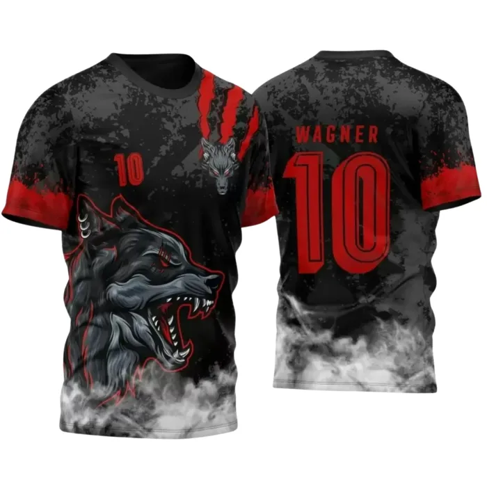 Arte para Camisa Interclasse Lobo