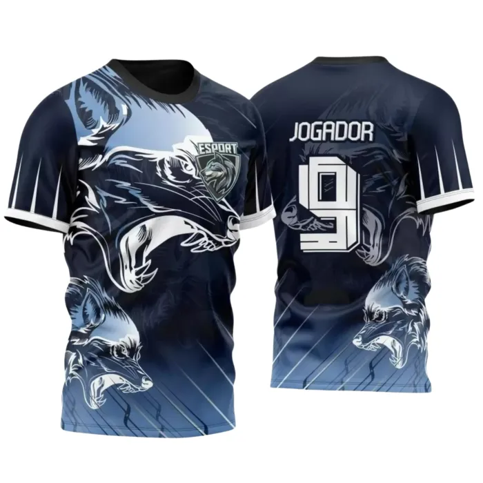 Arte para Camisa Interclasse Lobo