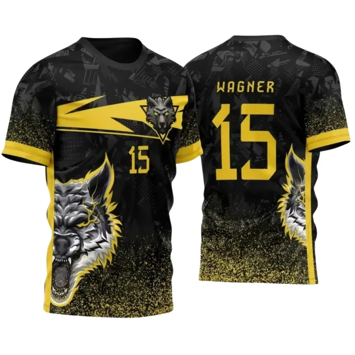 Arte para Camisa Interclasse Lobo