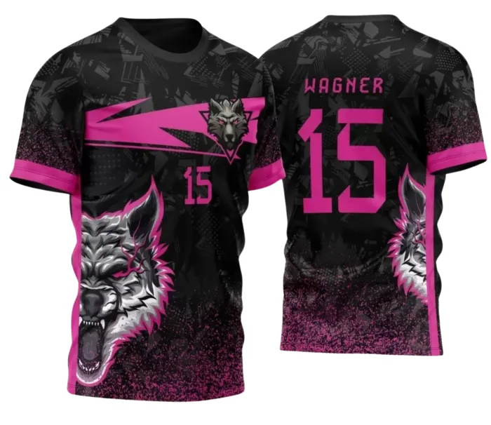 Arte para Camisa Interclasse Lobo