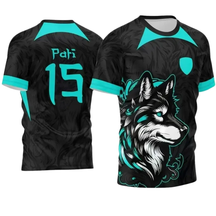Arte para Camisa Interclasse Lobo