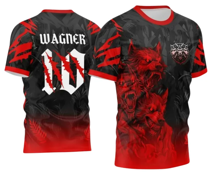 Arte para Camisa Interclasse Lobo