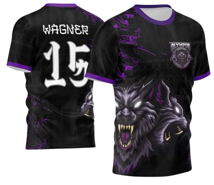 Arte para Camisa Interclasse Lobo