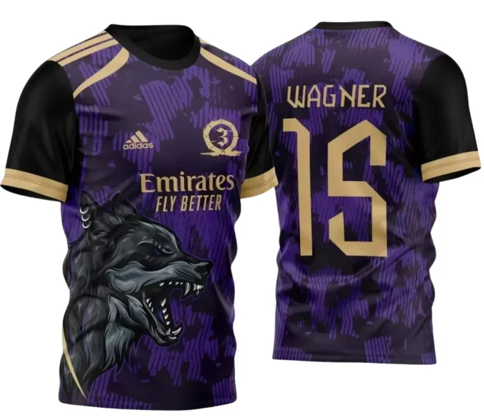 Arte para Camisa Interclasse Lobo