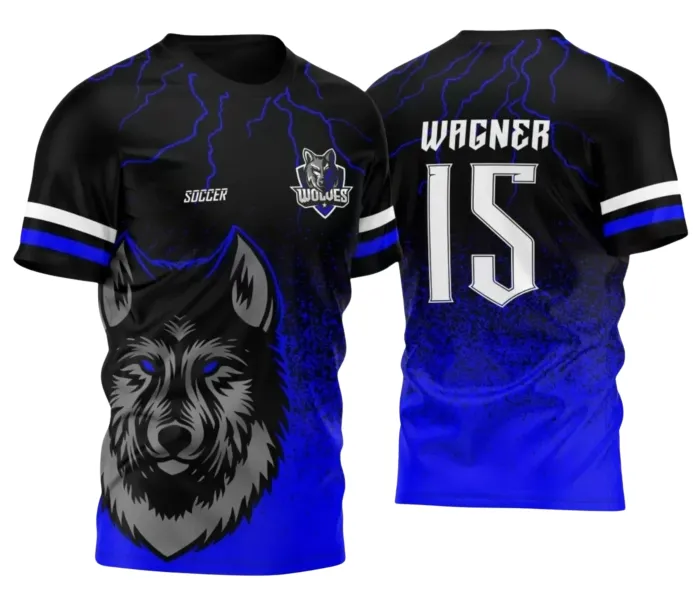 Arte para Camisa Interclasse Lobo