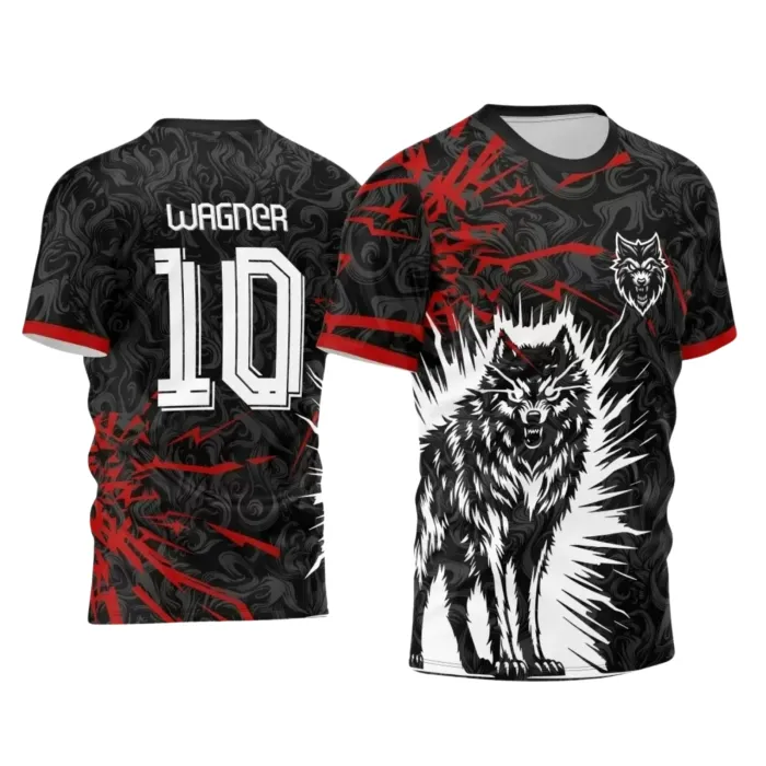 Arte para Camisa Interclasse Lobo