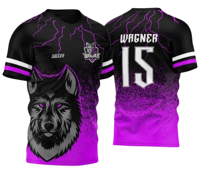 Arte para Camisa Interclasse Lobo