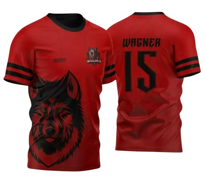 Arte para Camisa Interclasse Lobo