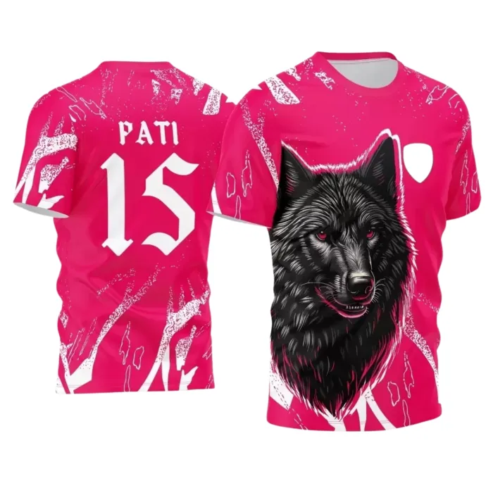 Arte para Camisa Interclasse Lobo