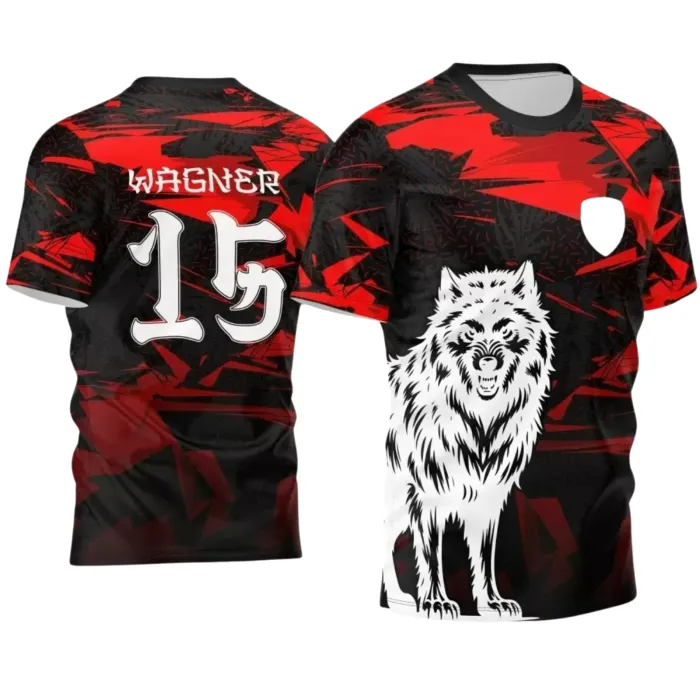 Arte para Camisa Interclasse Lobo