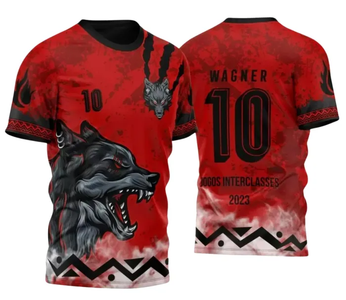 Arte para Camisa Interclasse Lobo
