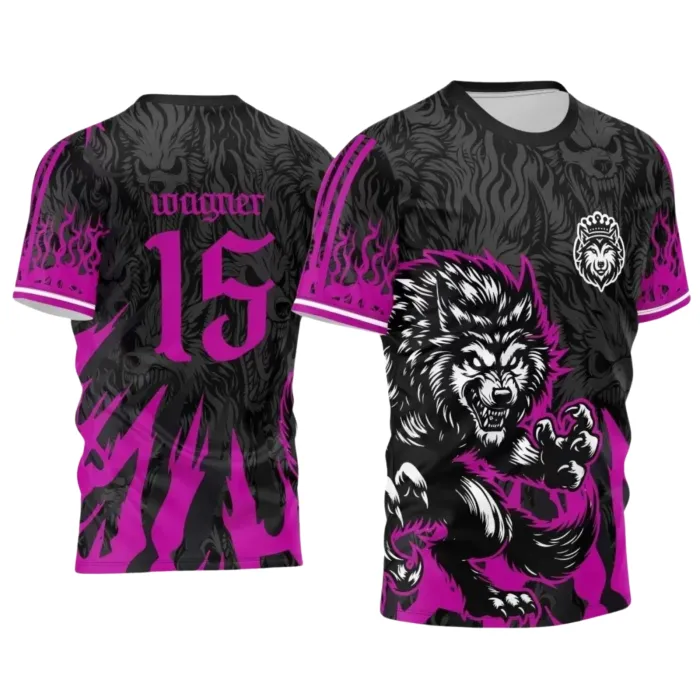 Arte para Camisa Interclasse Lobo