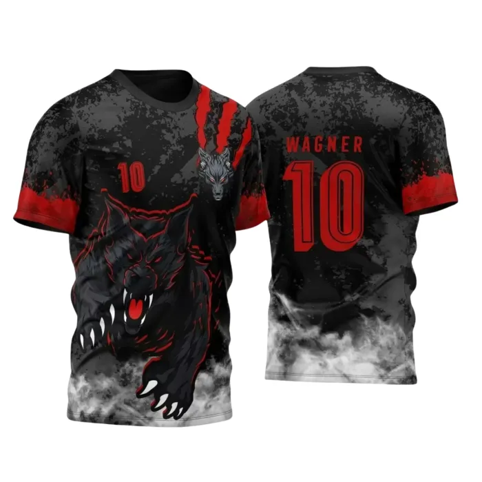 Arte para Camisa Interclasse Lobo