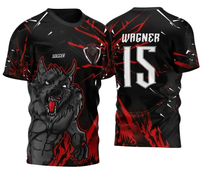 Arte para Camisa Interclasse Lobo