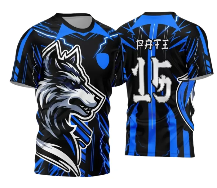 Arte para Camisa Interclasse Lobo – Doces Desenhos