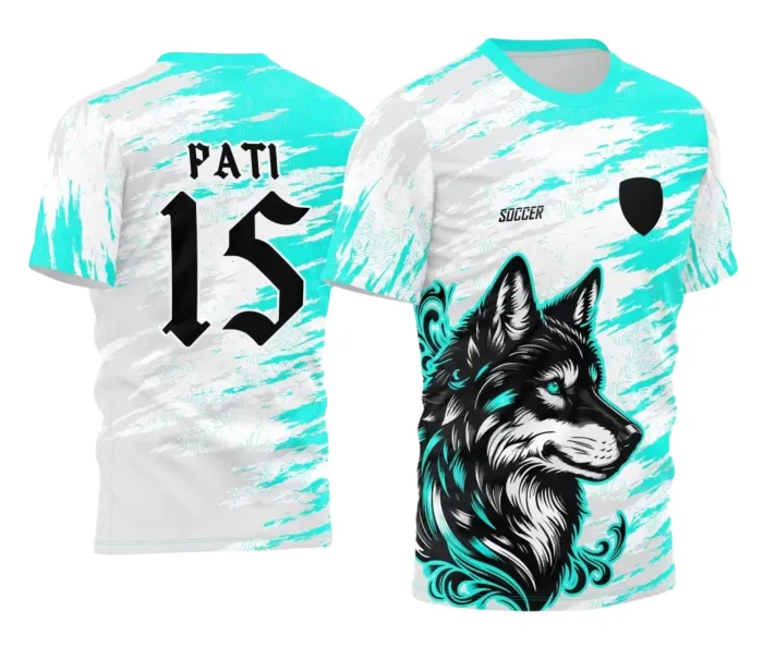 Arte para Camisa Interclasse Lobo – Doces Desenhos