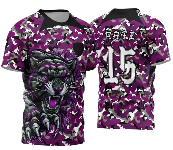 Arte para Camisa Interclasse Pantera Ataque