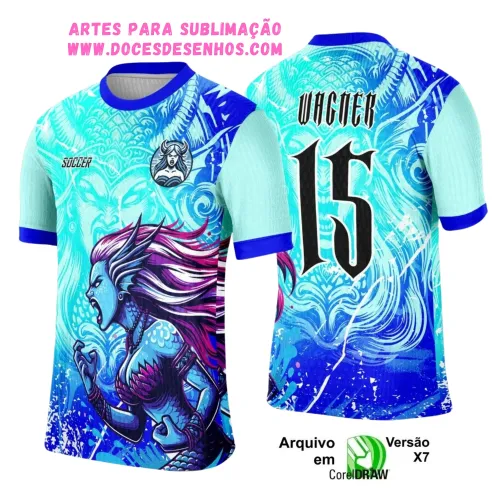 Arte para Camisa Interclasse Sereia 2025