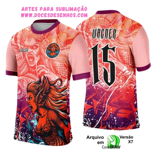 Arte para Camisa Interclasse Sereia 2025