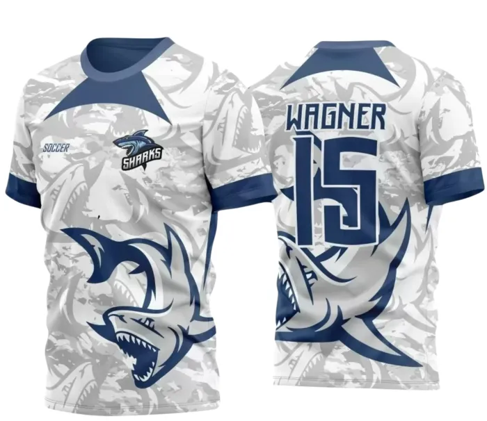 Arte para Camisa Interclasse Tubarão