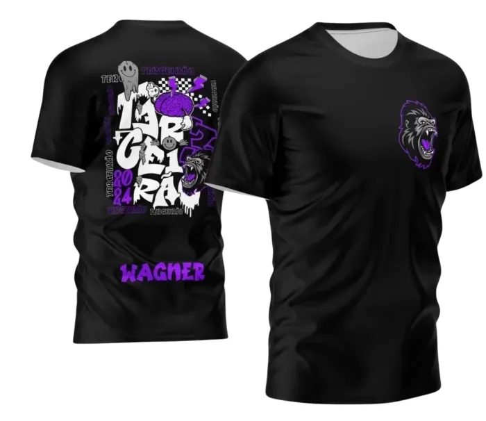 Arte para Camisa Terceirão Gorila Feroz
