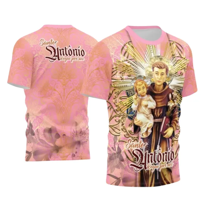 Arte para Camiseta Católica Santo Antônio