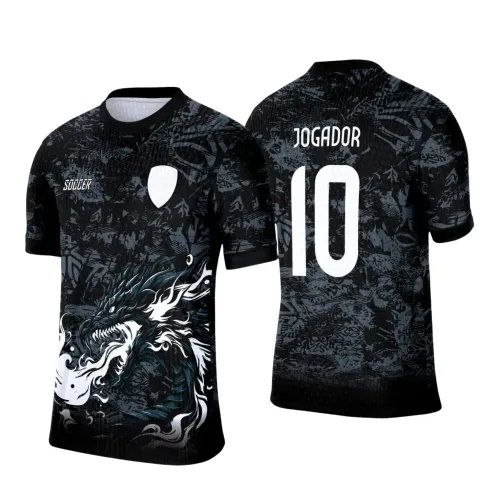Arte para Camiseta Escolar Tema Dragão Fogo