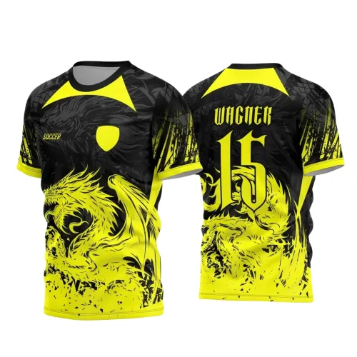 Arte para Camiseta Escolar Tema Dragão Fogo