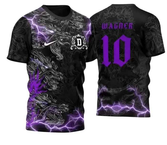 Arte para Camiseta Interclasse Dragão e Caveira