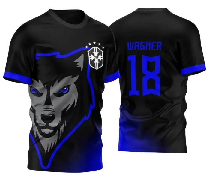Arte para Camiseta Interclasse Lobo para Sublimação