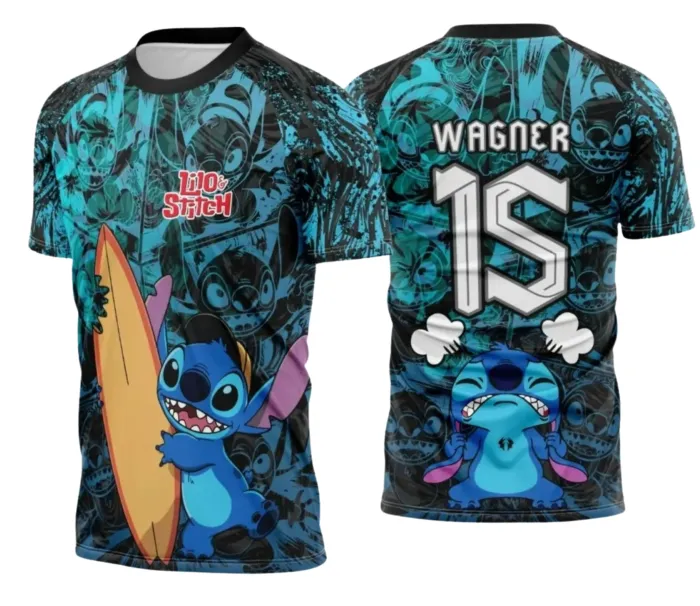 Arte para Camiseta Interclasse Stitch para Sublimação