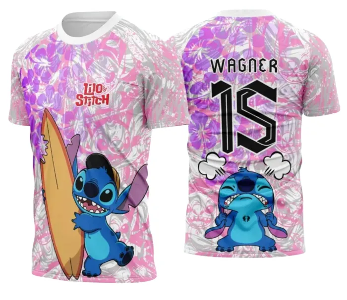 Arte para Camiseta Interclasse Stitch para Sublimação