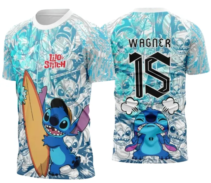 Arte para Camiseta Interclasse Stitch para Sublimação