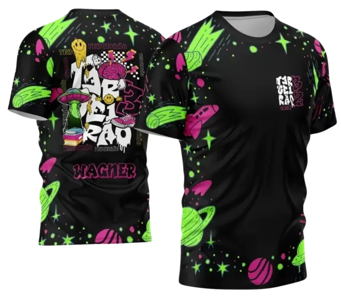 Arte para Camiseta Terceirão Alien