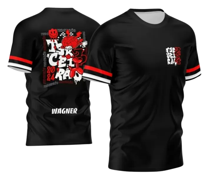 Arte para Camiseta Terceirão Cachorro de Balão