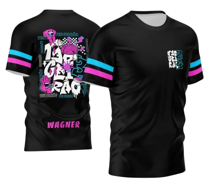 Arte para Camiseta Terceirão Cérebro