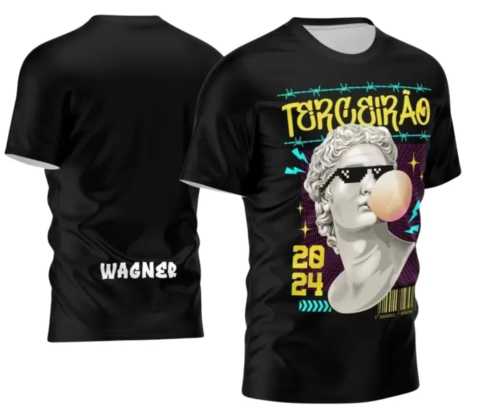 Arte para Camiseta Terceirão Estilo Moderno