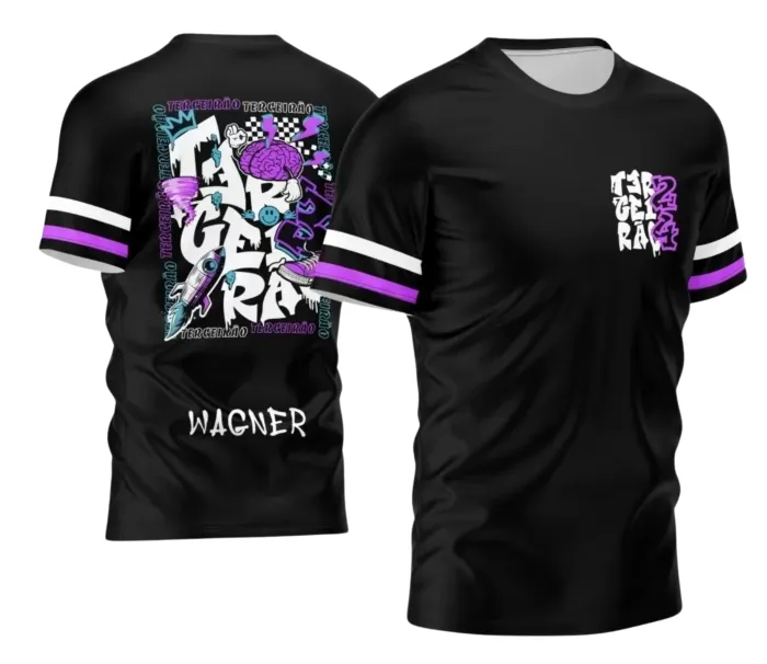 Arte para Camiseta Terceirão Foguete