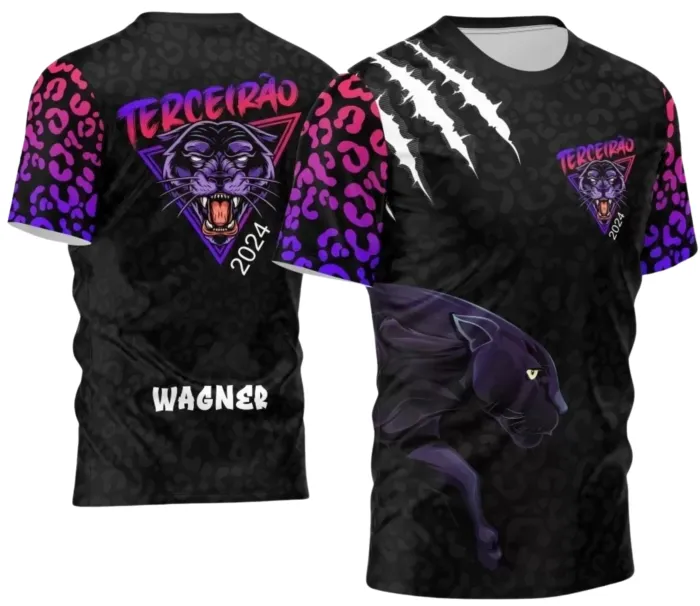 Arte para Camiseta Terceirão Pantera