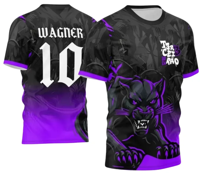 Arte para Camiseta Terceirão Pantera Negra