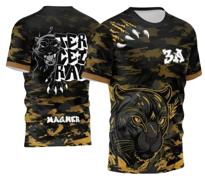 Arte para Camiseta Terceirão Pantera Negra
