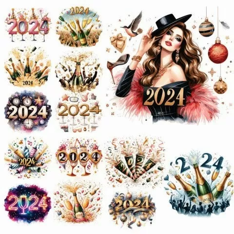 Artes Camisas Ano Novo 2024 (Yukina)